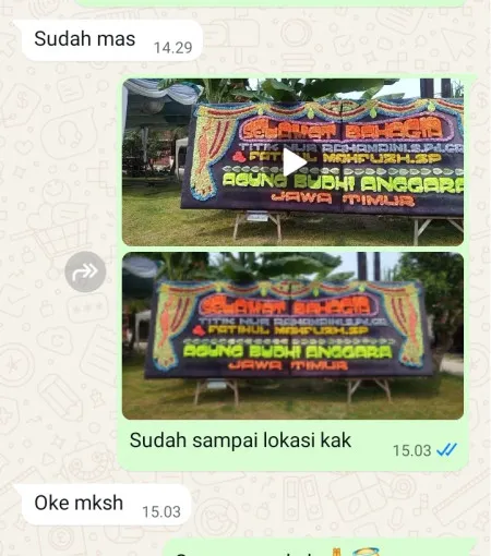 Pengiriman Papan Bunga Baranangsiang Bogor
