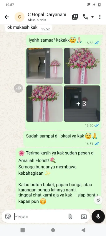 Pengiriman Karangan Bunga Baranangsiang Bogor