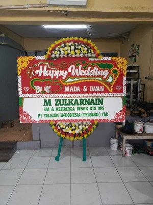 Papan Bunga di Baranangsiang Bogor