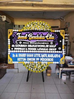 Papan Bunga di Baranangsiang Bogor